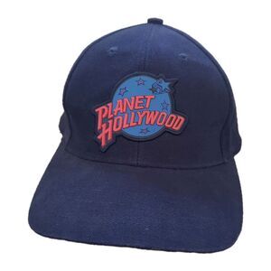 Vintage 90s Planet Hollywood Indianapolis Blue Mens Strapback Hat Cap 1995